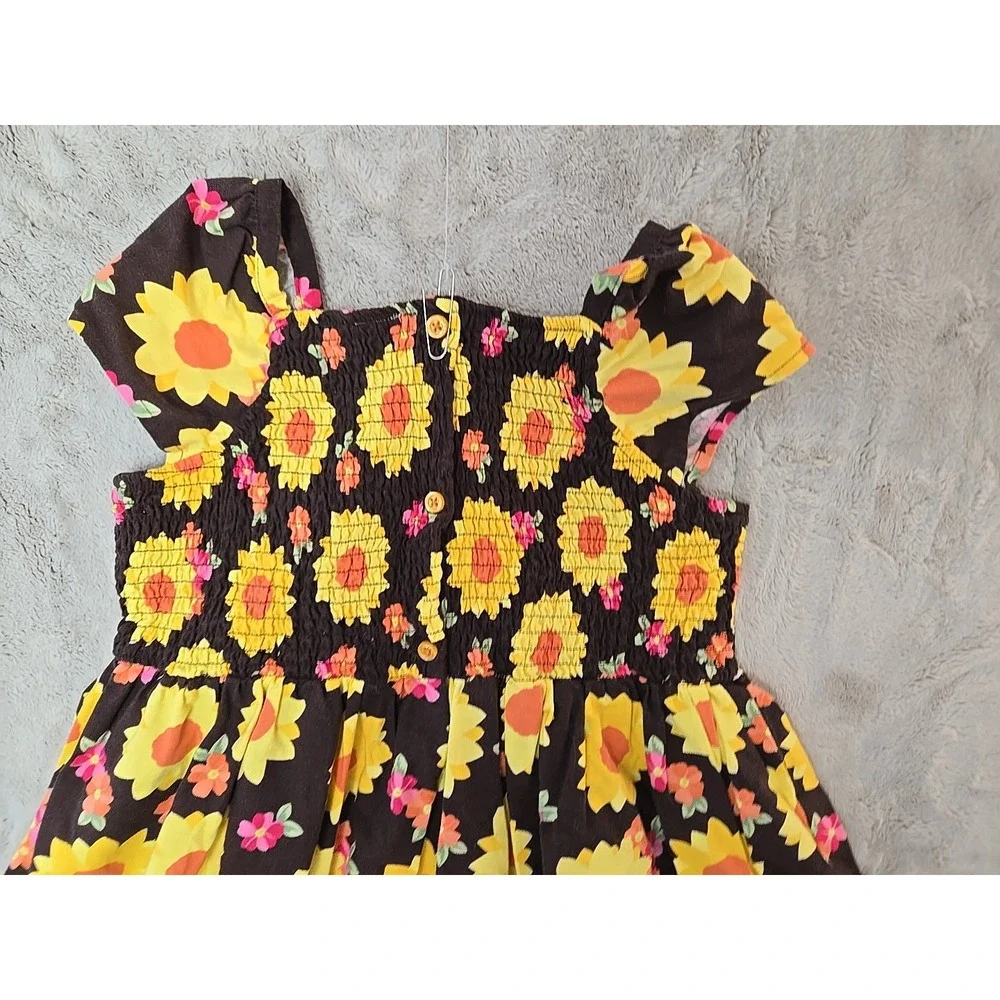 Gymboree Sunflower Dress Girl Size‎ 12 100% Cotton